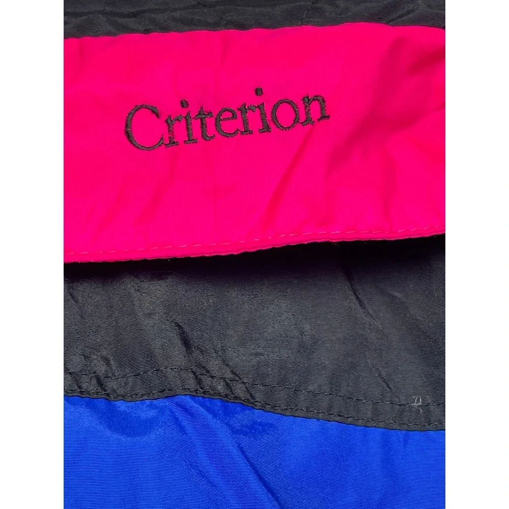 Columbia Criterion Jacket Nylon Blue Pink Black XL Mens